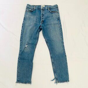 Agolde Los Angeles women's high rise stretch skinny jeans, Size 30, festival